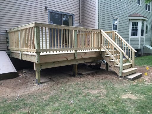 new deck cost Southeastern Massachusetts
