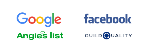 Google, Angi, facebook, guild quality customer reviews Southeastern MA