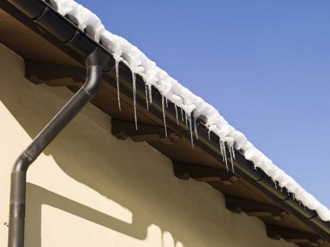 winter roof damage, winter storm damage, winter roof problems
